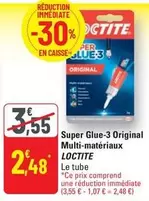 Loctite - Super Glue-3 Original Multi-materíaux offre à 2,48€ sur G20