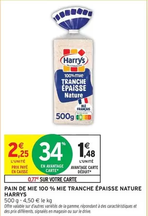 Signal - Pain De Mie 100 % Mie Tranche Epaisse Nature offre à 2,25€ sur Intermarché Express