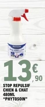 Phytosoin - Stop Repulsif Chien & Chat  offre à 13,9€ sur E.Leclerc