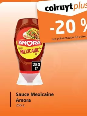 Amora - Sauce Mexicaine offre sur Colruyt