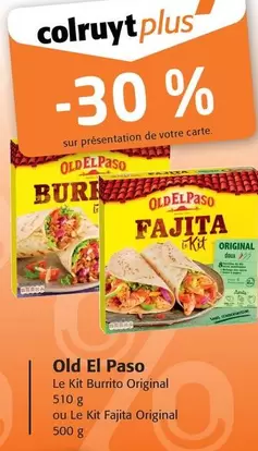 Old El Paso - Le Kit Burrito Original offre sur Colruyt