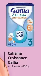 Gallia - Calisma Croissance  offre sur Colruyt