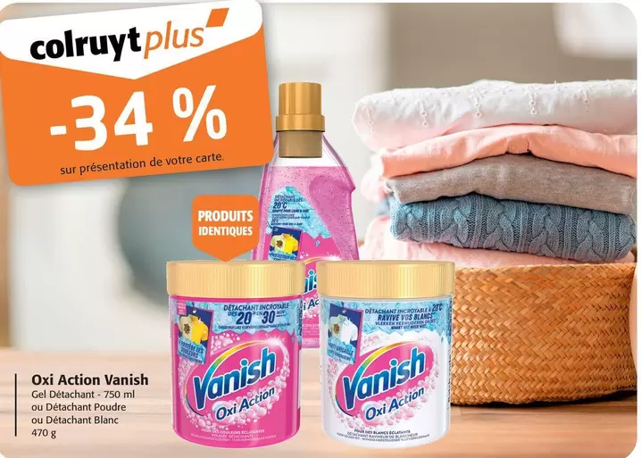Vanish - Oxi Action offre sur Colruyt