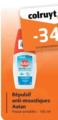 Autan - Répulsif Anti-Moustiques offre sur Colruyt