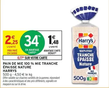 Signal - Pain De Mie 100% Mie Tranche Épaisse Nature offre à 1,48€ sur Intermarché