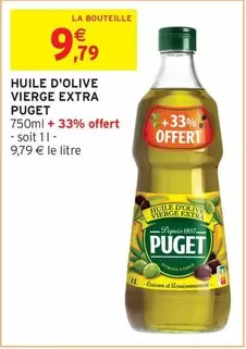 Puget - Huile D'olive Vierge Extra offre à 9,79€ sur Intermarché