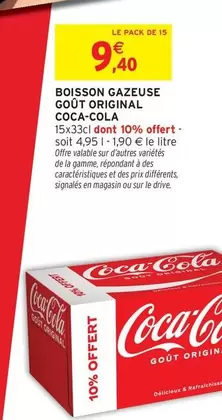 Signal - Boisson Gazeuse Goût Original offre à 9,4€ sur Intermarché