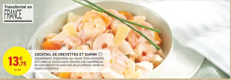 Signal - Cocktail De Crevettes Et Surimi offre à 13,75€ sur Intermarché