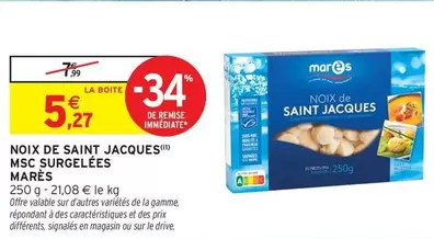 Signal - Noix De Saint Jacques Msc Surgelées offre à 5,27€ sur Intermarché