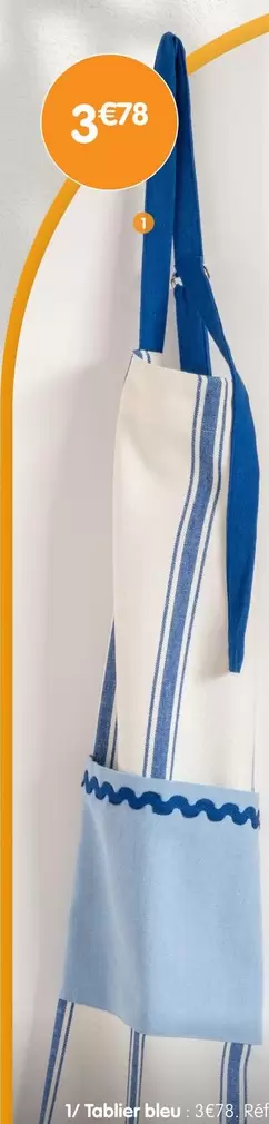 Tablier Bleu offre à 3,78€ sur B&M