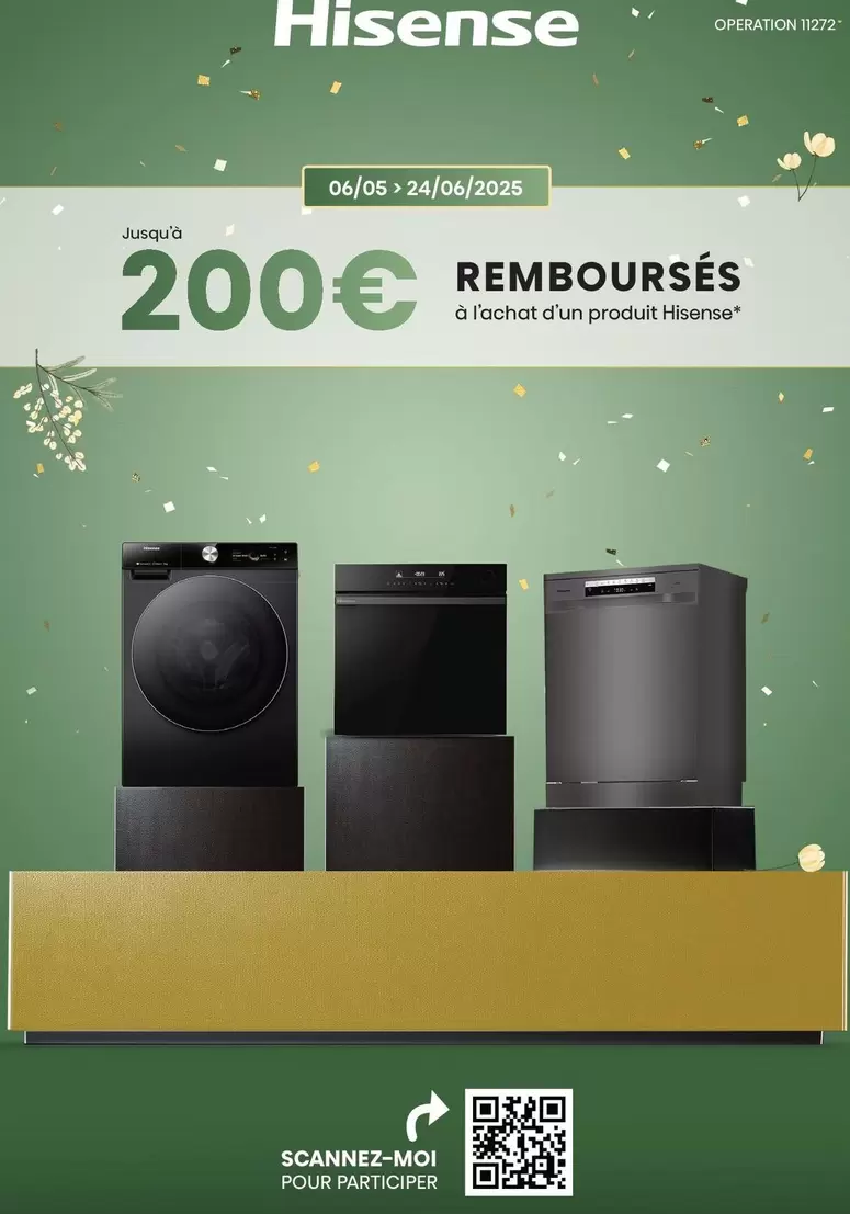 Hisense - Rembourses offre sur Boulanger