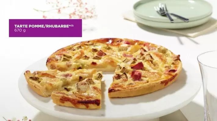 Tarte Pomme/Rhubardes offre sur E.Leclerc