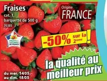 Fraises offre sur Norma