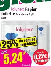 Lalynea - Papier Toilette offre à 5,24€ sur Norma