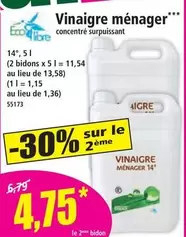 Vinaigre Ménager offre à 6,79€ sur Norma