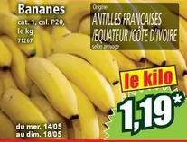 Bananes offre à 1,19€ sur Norma