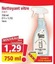 Nettoyant Vitre offre à 1,29€ sur Norma