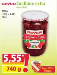 Beyer - Confiture Extra offre à 5,55€ sur Norma