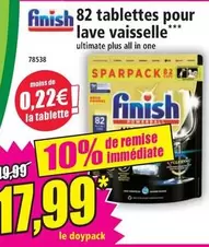Finish - Tablettes Pour Lave Vaisselle offre à 17,99€ sur Norma