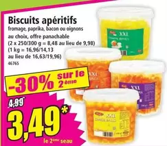 Biscuits Apéritifs offre à 4,99€ sur Norma