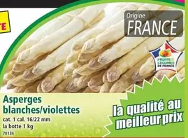 Asperges Blanches/Violettes offre sur Norma