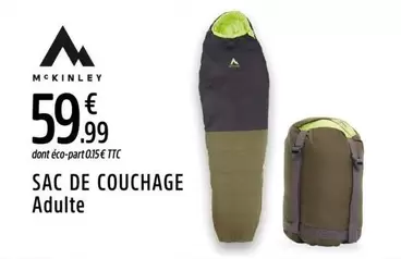 Mc Kinley - Sac De Couchage  offre à 59,99€ sur Intersport