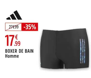 Boxer De Bain Homme offre à 17,99€ sur Intersport