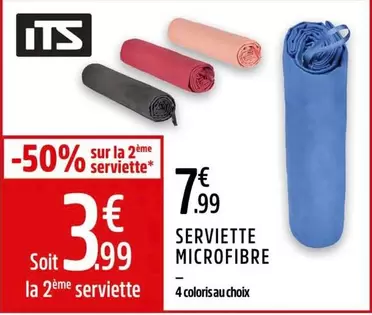ITS - Serviette Microfibre offre à 7,99€ sur Intersport