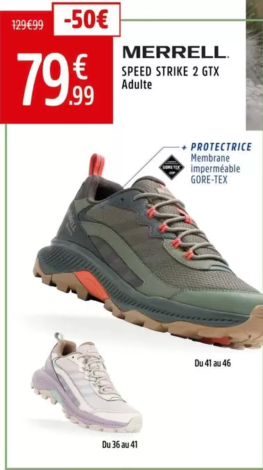 Speed Strike 2 GTX Adulte offre à 79,99€ sur Intersport