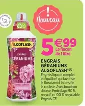 Algoflash - Engrais Géraniums offre à 5,99€ sur Delbard