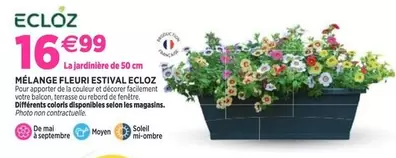 Ecloz - Melange Fleuri Estival offre à 16,99€ sur Delbard