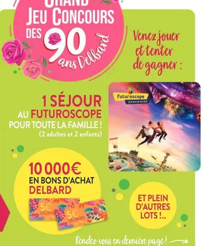 Jeu Concours offre sur Delbard