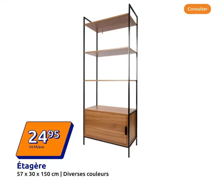 Étagère offre à 24,95€ sur Action