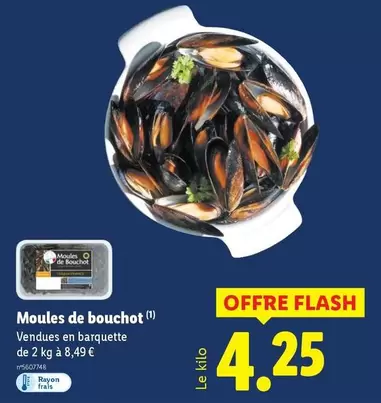 Moules De Bouchot offre à 4,25€ sur Lidl