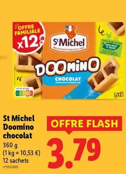 St Michel - Doomino Chocolat offre à 3,79€ sur Lidl