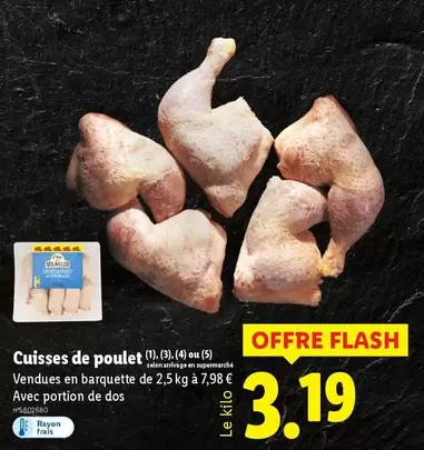 L'Étal Du Volailler - Cuisses De Poulet offre à 3,19€ sur Lidl