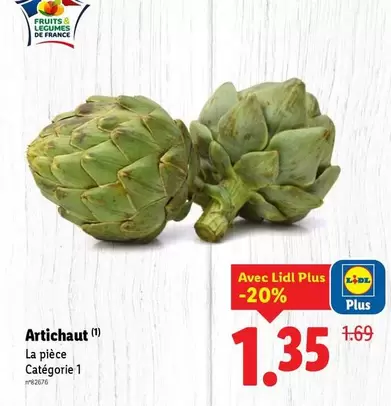 Artichaut offre à 1,35€ sur Lidl