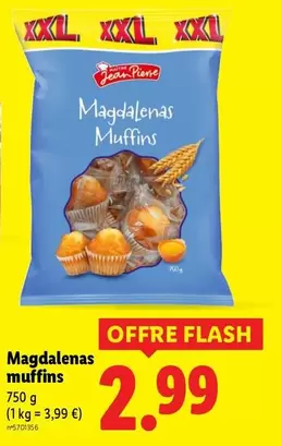 Maître Jean Pierre - Magdalenas Muffins offre à 2,99€ sur Lidl