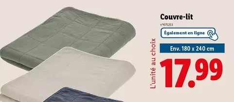 Couvre-Lit offre à 17,99€ sur Lidl