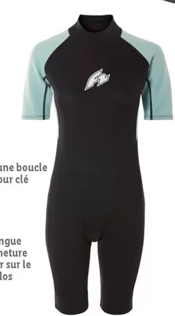 F2 - Combinaison Shorty En Néoprène Homme Ou Femme offre sur Lidl