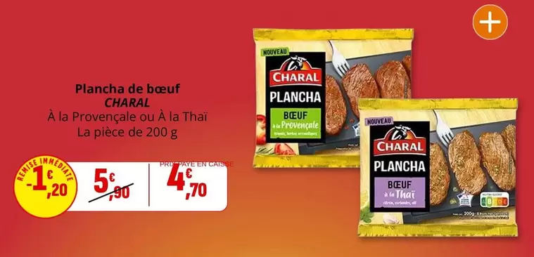 Charal - Plancha De Bœuf offre à 4,7€ sur Coccinelle Supermarché