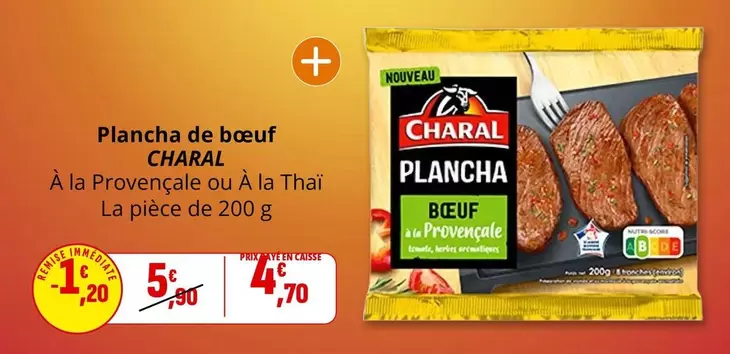 Charal - Plancha De Boeuf offre à 4,7€ sur Coccinelle Express