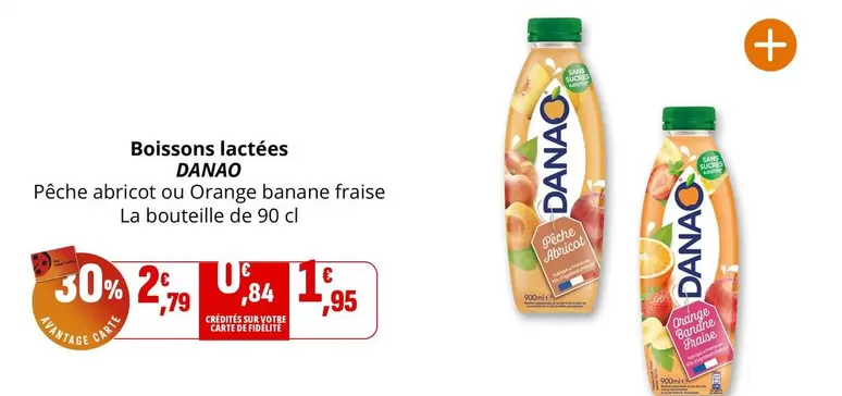 Danao - Boissons Lactées offre à 2,79€ sur Coccinelle Express