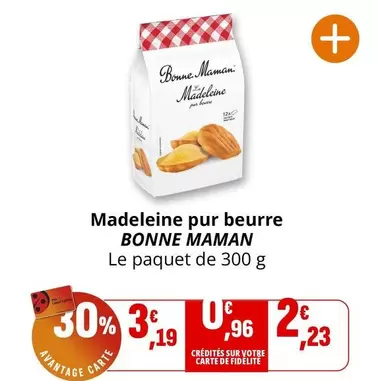 Bonne Maman - Madeleine Pur Beurre offre à 3,19€ sur Coccinelle Express
