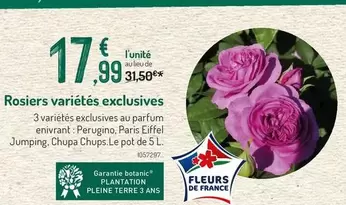 Botanic - Rosiers Variétés Exclusives offre à 17,99€ sur Botanic