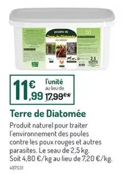 Terre De Diatomée offre à 11,99€ sur Botanic