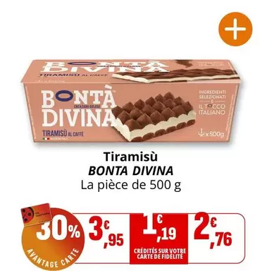 Tiramisu offre à 2,76€ sur Coccimarket