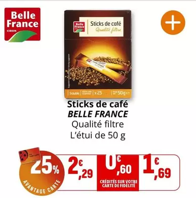 Belle France - Sticks De Café offre à 2,29€ sur Coccimarket