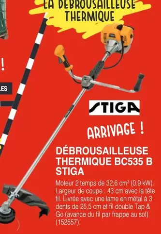 Debrossailleuse Thermique Bc535 B offre sur Chretien Matériaux
