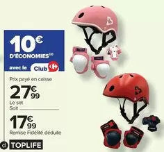 Toplife - Le Set offre à 27,99€ sur Carrefour Contact